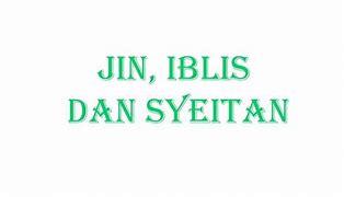 Iblis Artinya Bahasa Indonesia